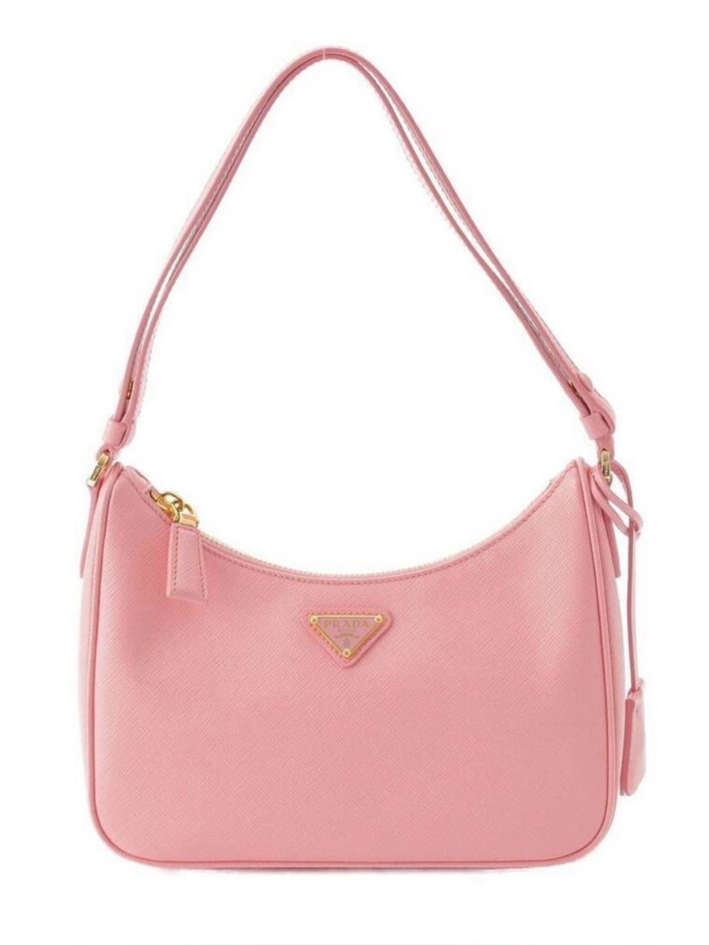 Prada reedition Pink saffiano mini Shoulder Bag/ Crossbody